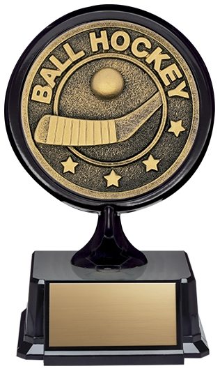 Resin Apex Mini Ball Hockey Trophy