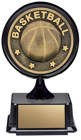 Resin Apex Mini Basketball Trophy