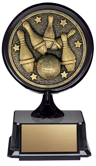 Resin Apex Mini 5-Pin Bowling Trophy