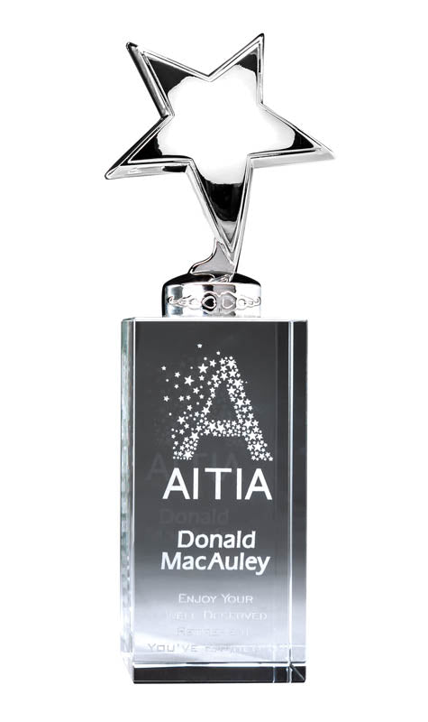 Crystal Block Star Award