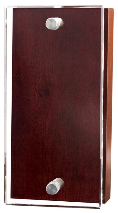 Nottingham Mahogany Billboard Glass Plate Award