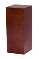 Mahogany Laser Engraved Pillar Block
