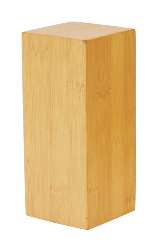 Bamboo Laser Engraved Pillar Block