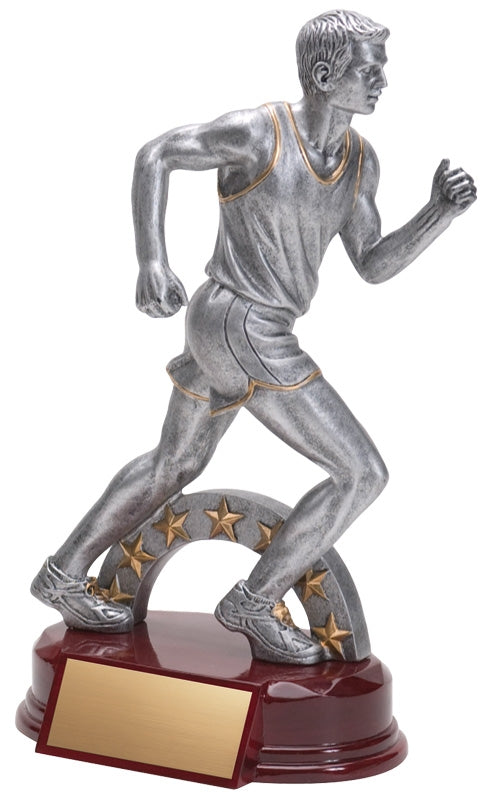 Resin Male Track Trophy