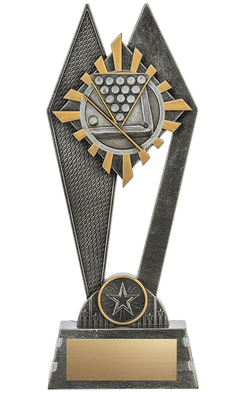 Resin Peak Series Billiards Trophy
