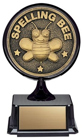 Resin Apex Mini Spelling Bee Trophy