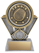 Resin Apex Tennis Silver Trophy