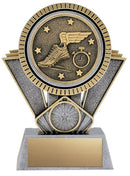 Resin Silver Gold Apex Track Trophy