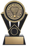Apex Series Black Badminton Trophy