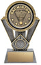 Apex Series Silver Badminton Trophy