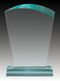 Acrylic Jade Curve Top & Base Award - shoptrophies.com
