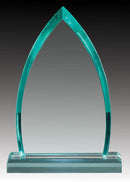Acrylic Jade Peak Top & Base Award - shoptrophies.com