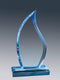 Acrylic Sapphire Flame Top & Base Award - shoptrophies.com