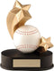 Baseball Shooting Star Resin Trophy - shoptrophies.com
