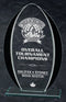 Belleville Black and Mirror Glass Award - shoptrophies.com
