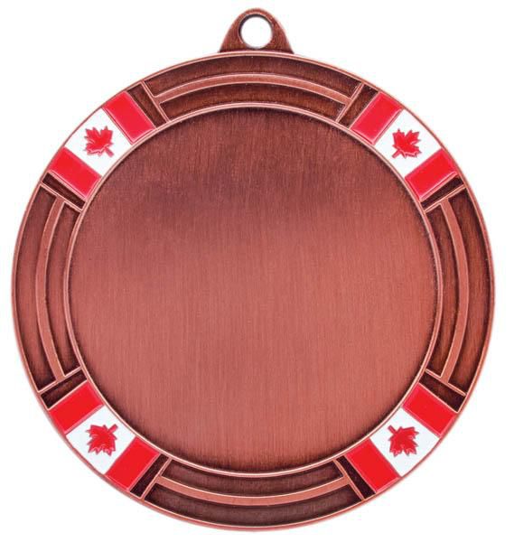 Canada Flag Medal - shoptrophies.com