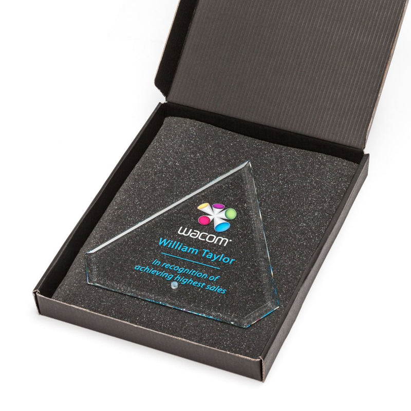 Cantebury Diamond Crystal Award Gold - shoptrophies.com