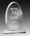 Clear Acrylic Alpine Upright Oval Top & Base Award - shoptrophies.com