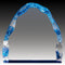 Clear Acrylic Prism Iceberg Blue Foil Base Award - shoptrophies.com