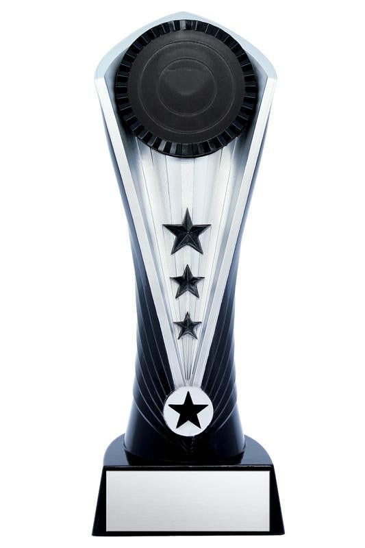 Cobra Insert Holder Tower Trophy in Black/Silver - shoptrophies.com