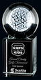 Crystal 3D Laser Rise & Shine Golf Award - shoptrophies.com