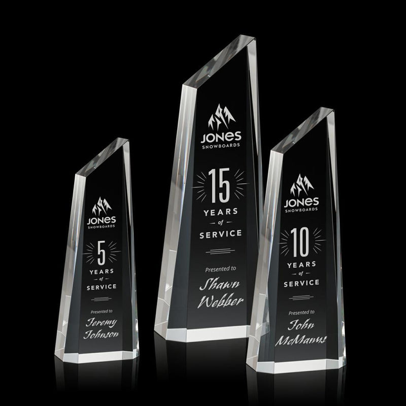 Crystal Akron Tower Award - shoptrophies.com