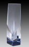 Crystal Angular Tower Blue Base Award - shoptrophies.com