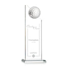Crystal Ashfield Golf Award - Clear - shoptrophies.com