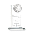 Crystal Ashfield Golf Award - Clear - shoptrophies.com