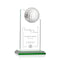 Crystal Ashfield Golf Award - Green - shoptrophies.com