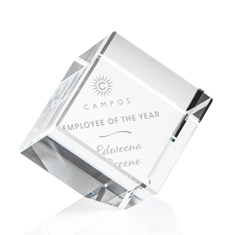 Crystal Burrill Corner Cube Award - shoptrophies.com