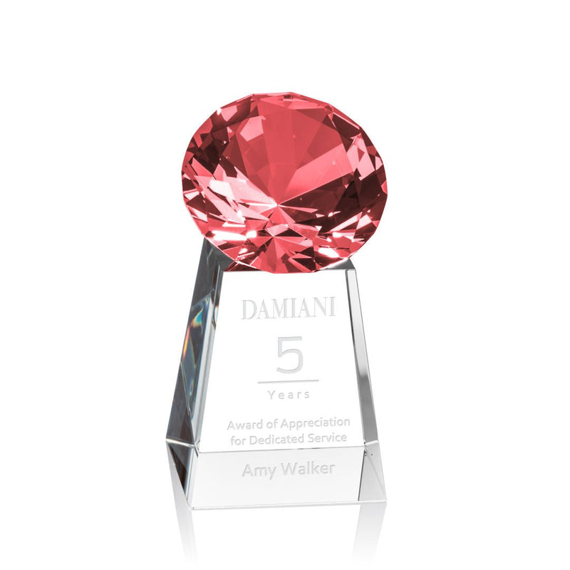 Crystal Celestina Gemstone Award - Ruby - shoptrophies.com
