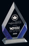 Crystal Delta Blue Award - shoptrophies.com