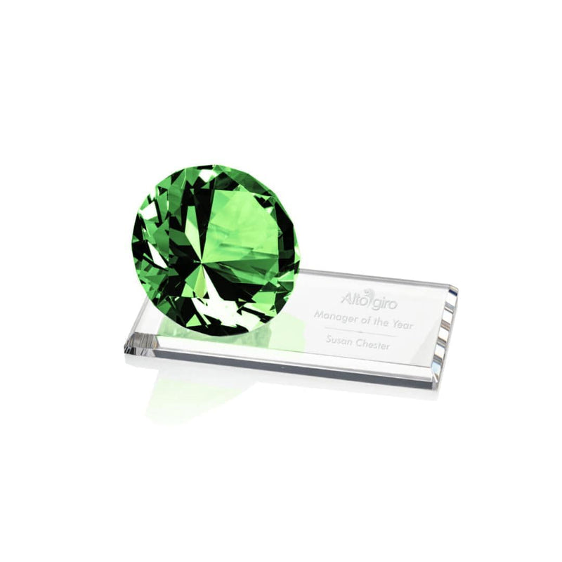 Crystal Emerald Starfire Award - shoptrophies.com