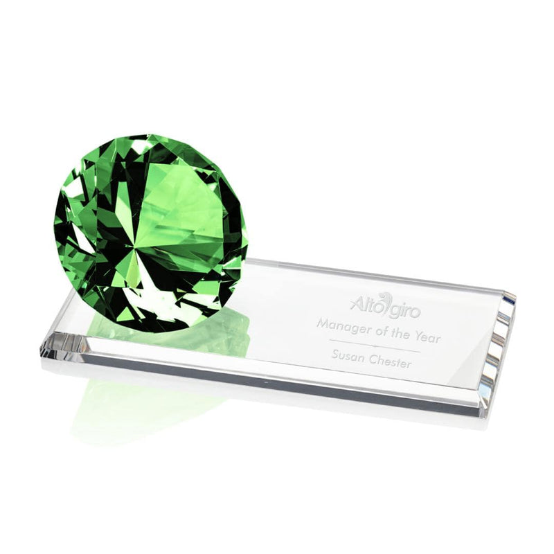 Crystal Emerald Starfire Award - shoptrophies.com
