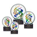 Crystal Galileo Award on Paragon Base - Black - shoptrophies.com
