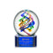 Crystal Galileo Award on Paragon Base - Blue - shoptrophies.com
