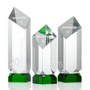 Crystal Green Achilles Tower Award - shoptrophies.com