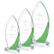 Crystal Green Harrah Award - shoptrophies.com
