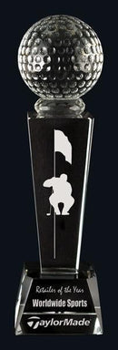 Crystal Heron Point Award - shoptrophies.com
