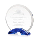 Crystal Huber Award - Blue - shoptrophies.com