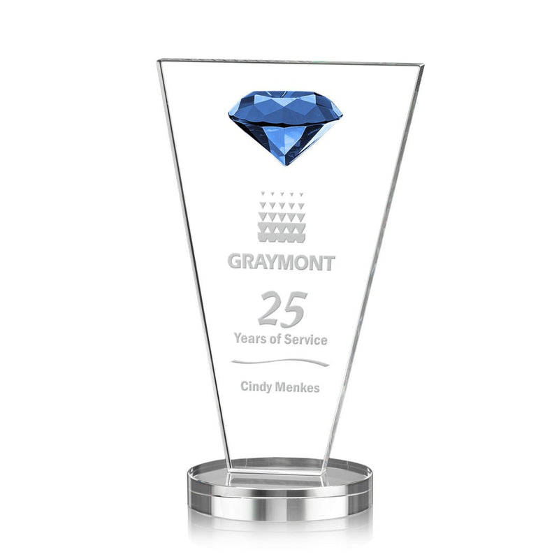 Crystal Jervis Gemstone Award - Sapphire - shoptrophies.com