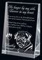 Crystal Keystone Wedge Award - shoptrophies.com