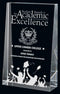 Crystal Keystone Wedge Award - shoptrophies.com