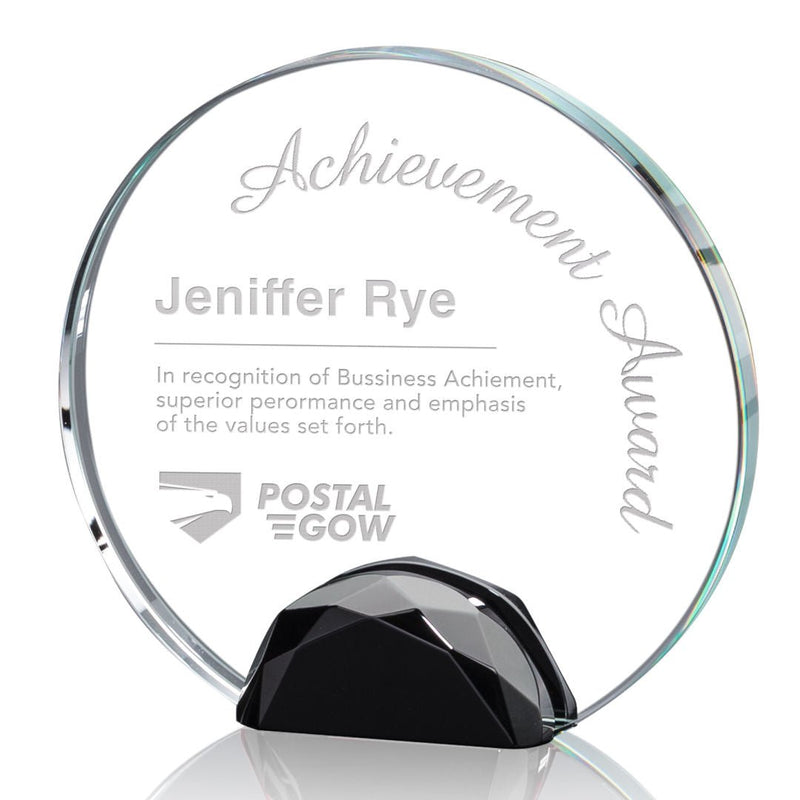 Crystal Maplin Award - Black - shoptrophies.com