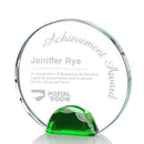 Crystal Maplin Award - Green - shoptrophies.com