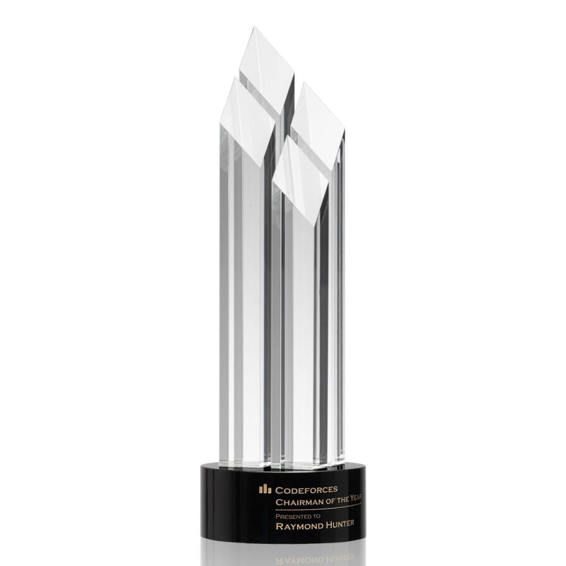 Crystal Overton Award - Black - shoptrophies.com