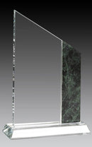 Crystal Peak Marble Accent Award - shoptrophies.com