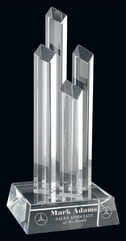 Crystal Prudential Award - shoptrophies.com