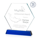 Crystal Ralston Sapphire Optical Award - shoptrophies.com